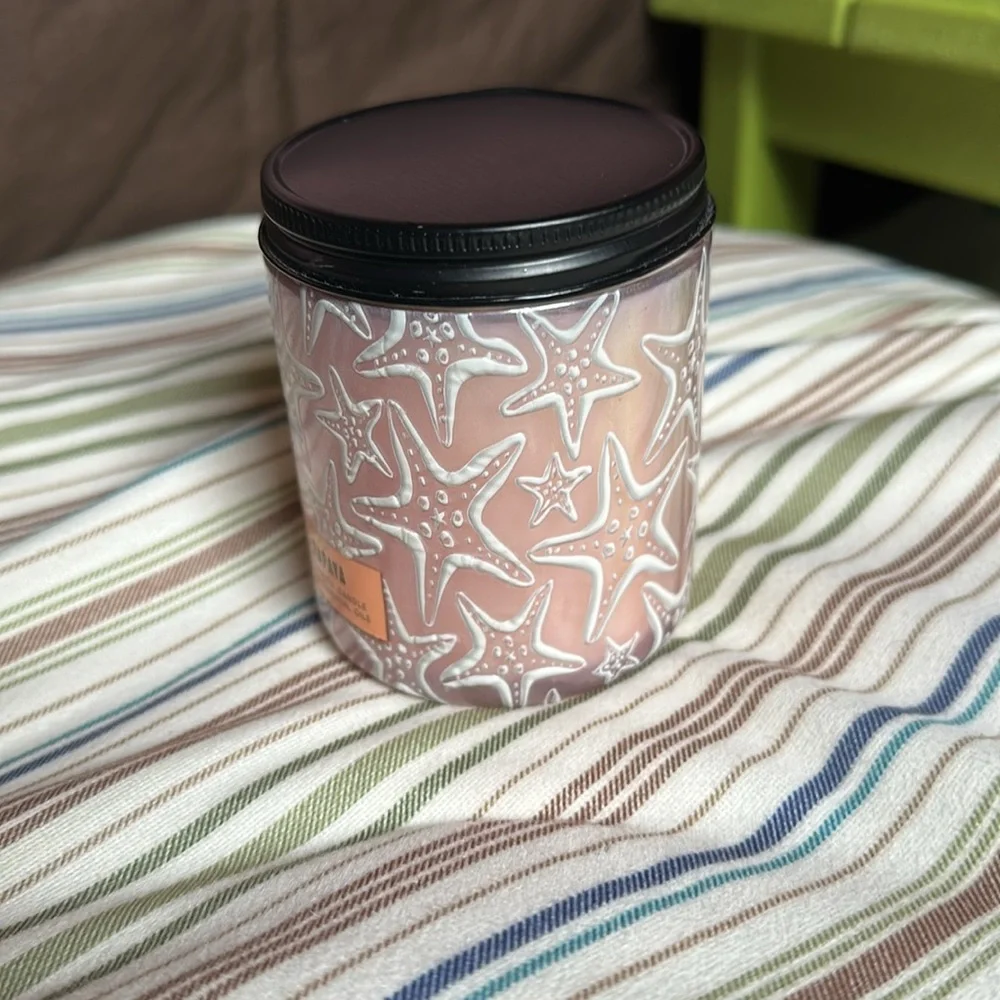 White Barn Island Papaya Single Wick Candle